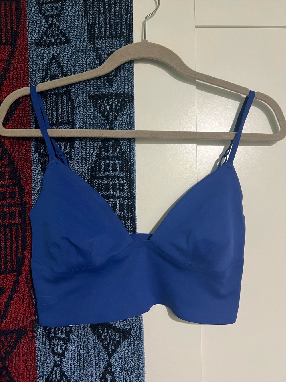 Free People Cobalt Blue Bralette Crop Top